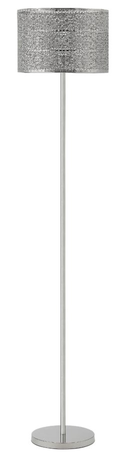 Collection - Firenze Fretwork - Floor Lamp - Nickel